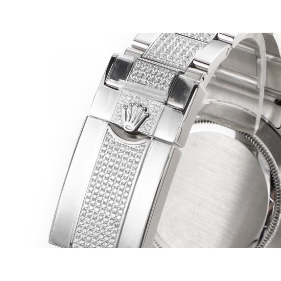 レインボーの頂上を飛び越える---ロレックス ROLEX レインボービーズのデイトナ プラチナメントの目、Cal.7750メカニカルクロノグラフ「二代目レインボーデイトナ」のケースとバンドは316Lステンレス鋼を使用しています。時計ケースのすべての細部は、さらに人工的な工程で磨き上げ、研磨され、検査されており、仕上がりは非常に精巧です。ビーズの角度と宝石の大きさ、数、色はレインボーのようにグラデーションしています。ガラスにはサファイアガラスを使用しており、透き通った鏡面効果があります。ムーブメントには77 レインボーの頂上を飛び越える---ロレックス ROLEX レインボービーズのデイトナ プラチナメントの目、Cal.7750メカニカルクロノグラフ「二代目レインボーデイトナ」のケースとバンドは316Lステンレス鋼を使用しています。時計ケースのすべての細部は、さらに人工的な工程で磨き上げ、研磨され、検査されており、仕上がりは非常に精巧です。ビーズの角度と宝石の大きさ、数、色はレインボーのようにグラデーションしています。ガラスにはサファイアガラスを使用しており、透き通った鏡面効果があります。ムーブメントには77