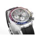 レインボーの頂上を飛び越える---ロレックス ROLEX レインボービーズのデイトナ プラチナメントの目、Cal.7750メカニカルクロノグラフ「二代目レインボーデイトナ」のケースとバンドは316Lステンレス鋼を使用しています。時計ケースのすべての細部は、さらに人工的な工程で磨き上げ、研磨され、検査されており、仕上がりは非常に精巧です。ビーズの角度と宝石の大きさ、数、色はレインボーのようにグラデーションしています。ガラスにはサファイアガラスを使用しており、透き通った鏡面効果があります。ムーブメントには77 レインボーの頂上を飛び越える---ロレックス ROLEX レインボービーズのデイトナ プラチナメントの目、Cal.7750メカニカルクロノグラフ「二代目レインボーデイトナ」のケースとバンドは316Lステンレス鋼を使用しています。時計ケースのすべての細部は、さらに人工的な工程で磨き上げ、研磨され、検査されており、仕上がりは非常に精巧です。ビーズの角度と宝石の大きさ、数、色はレインボーのようにグラデーションしています。ガラスにはサファイアガラスを使用しており、透き通った鏡面効果があります。ムーブメントには77
