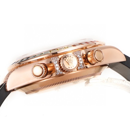 レインボーの頂上を飛び越える---ロレックス ROLEX レインボービーズのデイトナ プラチナメントの目、Cal.7750メカニカルクロノグラフ「二代目レインボーデイトナ」のケースとバンドは316Lステンレス鋼を使用しています。時計ケースのすべての細部は、さらに人工的な工程で磨き上げ、研磨され、検査されており、仕上がりは非常に精巧です。ビーズの角度と宝石の大きさ、数、色はレインボーのようにグラデーションしています。ガラスにはサファイアガラスを使用しており、透き通った鏡面効果があります。ムーブメントには77 レインボーの頂上を飛び越える---ロレックス ROLEX レインボービーズのデイトナ プラチナメントの目、Cal.7750メカニカルクロノグラフ「二代目レインボーデイトナ」のケースとバンドは316Lステンレス鋼を使用しています。時計ケースのすべての細部は、さらに人工的な工程で磨き上げ、研磨され、検査されており、仕上がりは非常に精巧です。ビーズの角度と宝石の大きさ、数、色はレインボーのようにグラデーションしています。ガラスにはサファイアガラスを使用しており、透き通った鏡面効果があります。ムーブメントには77