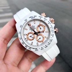 TW FACTORY ,ROLEX（ロレックス）,最も芸術的な腕時計AET x ROLEX x Picasso のクロスオーバー,Charlemagne（シャルルマーニュ）黒いセラミックケースで、豊かな色彩が純粋な黒色のデイトナと完璧に融合しており、とても貴重で、コレクションに値する！AETのコスモグラフ デイトナ腕時計は、着け心地が軽く、外観が丈夫なだけでなく、1つ1つの腕時計にはユニークなデザインがあります！ケース径：40X13.5。実力によってセラミックのロレックスの独特な風采を築き上げており、ケー